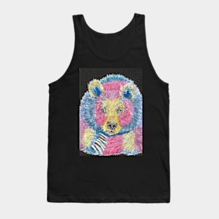 Colorful bear Tank Top